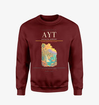 Thumbnail for Antalya Airport AYT Sweatshirt - Wine Red