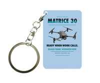 Thumbnail for DJI Matrice 30 Key Chain design on light blue key chain