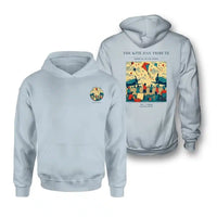 Thumbnail for VINTAGE G4434 - The Kite Day Tribute - Double-Side Hoodie design on lightblue double side