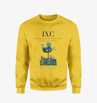 Thumbnail for Shaheed Bhagat Singh International Airport (IXC) design on yellow sweatshirt