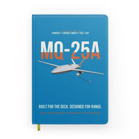 Thumbnail for MQ-25A STINGRAY design on turquoise notebook