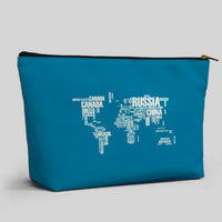 Thumbnail for World Map Zipper Pouch - view 9