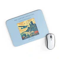 Thumbnail for VINTAGE G4447 - The Clifftop Castle Pass - Designed Mouse Pads design on lightblue rectangle