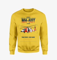 Thumbnail for Sikorsky MH-60T Jayhawk design on yellow sweatshirt