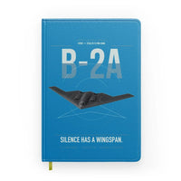 Thumbnail for B-2A Spirit design on turquoise notebook