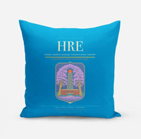 Thumbnail for Robert Gabriel Mugabe International Airport (HRE) design on turquoise pillow