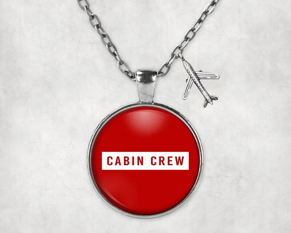 Cabin Crew Text Necklace - view 9
