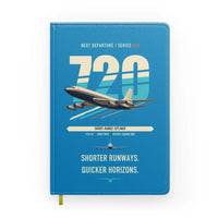 Thumbnail for Boeing 720B design on turquoise notebook