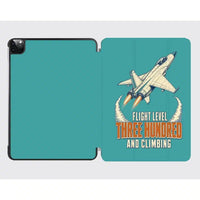 Thumbnail for Flight Level Three Hundred And Climbing design on turquoise ipad tablet case