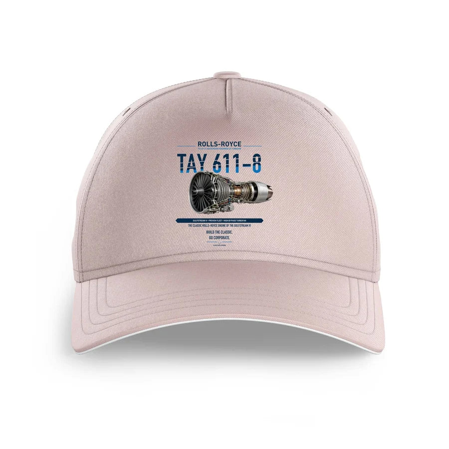 TAY 611-8 design on pink printed hat