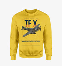 Thumbnail for Bristol Beaufighter TF X design on yellow sweatshirt