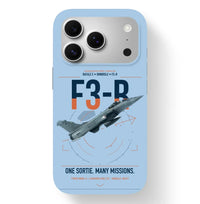 Thumbnail for Dassault Rafale C — F3-R standard design on light blue magsafe iphone case, for iPhone 17 Pro