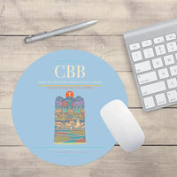 Thumbnail for Jorge Wilstermann International Airport CBB Mouse-Pad Round - Light Blue