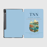 Thumbnail for Tainan Airport (TNN) design on light blue samsung tablet tablet case