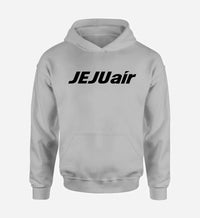 Thumbnail for Jeju Air logo printed on light gray hoodie