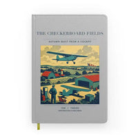 Thumbnail for VINTAGE G4201 - The Checkerboard Fields - Designed Notebooks design on lightgray
