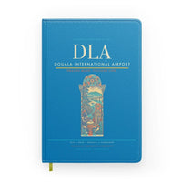 Thumbnail for Douala International Airport (DLA) design on turquoise notebook