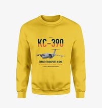 Thumbnail for Embraer KC-390 Millennium design on yellow sweatshirt