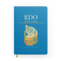 Thumbnail for Radom Airport (RDO) design on turquoise notebook