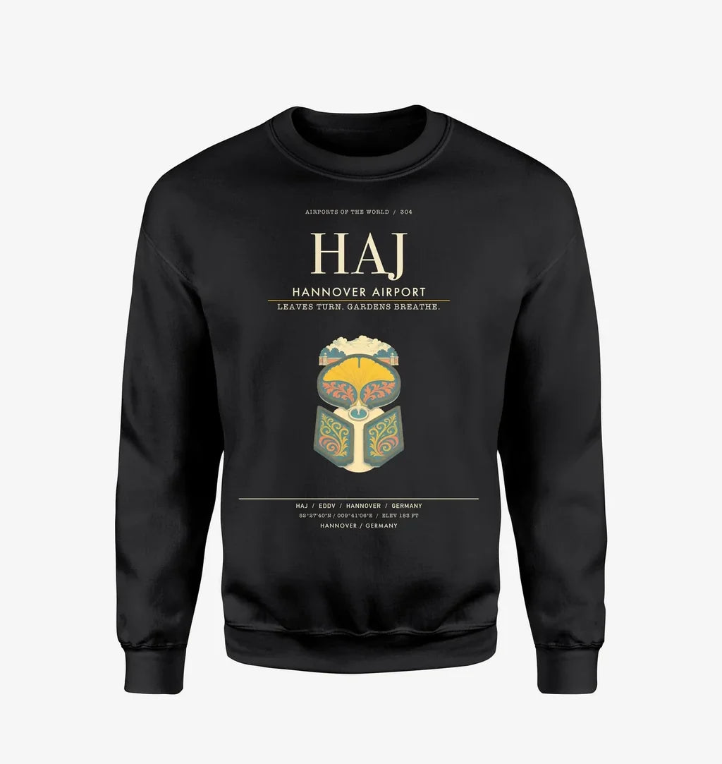 Hannover Airport HAJ Sweatshirt - Black