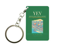 Thumbnail for Inuvik (Mike Zubko) Airport (YEV) design on green key chain