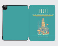 Thumbnail for Phu Bai International Airport (HUI) design on turquoise ipad tablet case