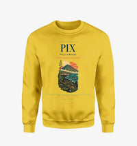 Thumbnail for Pico Airport (PIX) design on yellow sweatshirt