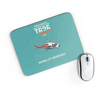 Thumbnail for Turkish Aerospace T625 Gökbey design on turquoise rectangle mouse pad