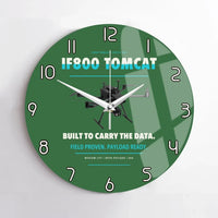 Thumbnail for Inspired Flight IF800 Tomcat design on green no frame wall clock