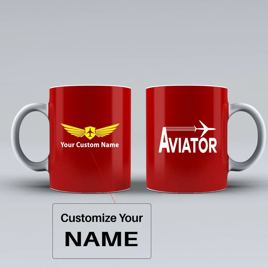 Customisable Aviator Mug - view 9
