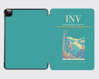 Thumbnail for Inverness Airport (INV) design on turquoise ipad tablet case