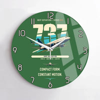 Thumbnail for Boeing 737-700 NG design on green no frame wall clock