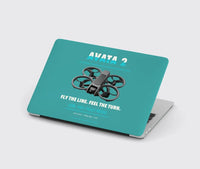 Thumbnail for DJI Avata 2 design on turquoise MacBook case