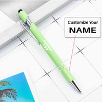 Thumbnail for The Cessna 152 touch pen - light green with name