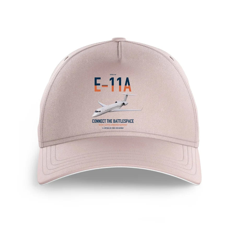 E-11A BACN design on pink printed hat