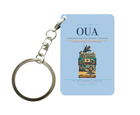 Thumbnail for Thomas Sankara International Airport OUA — Ouagadougou Key Chain design on light blue key chain