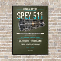 Thumbnail for SPEY 511 vertical canvas print - framed - green army background