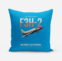 Thumbnail for F3H-2 Demon design on turquoise pillow