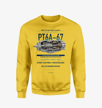 Thumbnail for PT6A-67 design on yellow sweatshirt
