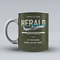 Thumbnail for Page HPR.7 Dart Herald Mug design on green army handley