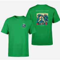 Thumbnail for VINTAGE G4227 - The Honeymoon Tickets - Double-Side T-Shirt design on green double side t shirt