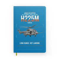 Thumbnail for Airbus Helicopters H225M Caracal design on turquoise notebook