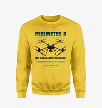 Thumbnail for Skyfront Perimeter 8 design on yellow sweatshirt