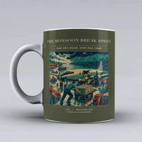 Thumbnail for VINTAGE G4495 - The Monsoon Break Sprint - Ceramic Mug design on greenarmy