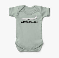 Thumbnail for Airbus A220 Baby Bodysuit - view 9