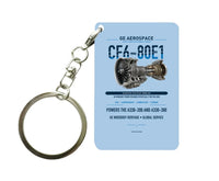 Thumbnail for CF6-80E1 Key Chain design on light blue key chain