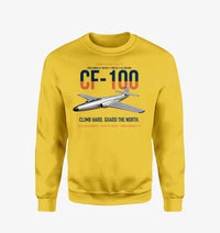 Thumbnail for Avro Canada CF-100 Mk5 Canuck Northern All Weather Interceptor design on yellow sweatshirt
