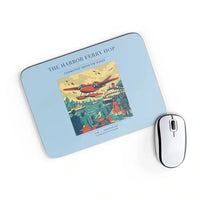 Thumbnail for VINTAGE G4361 - The Harbor Ferry Hop - Designed Mouse Pads design on lightblue rectangle