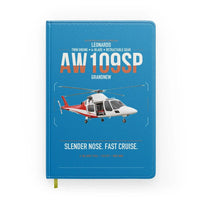 Thumbnail for Leonardo AW109SP GrandNew design on turquoise notebook