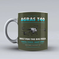 Thumbnail for Agras T40 Mug design on green army dji